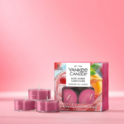 Iced Berry Lemonade Scented Tea Light Candles - US 27642