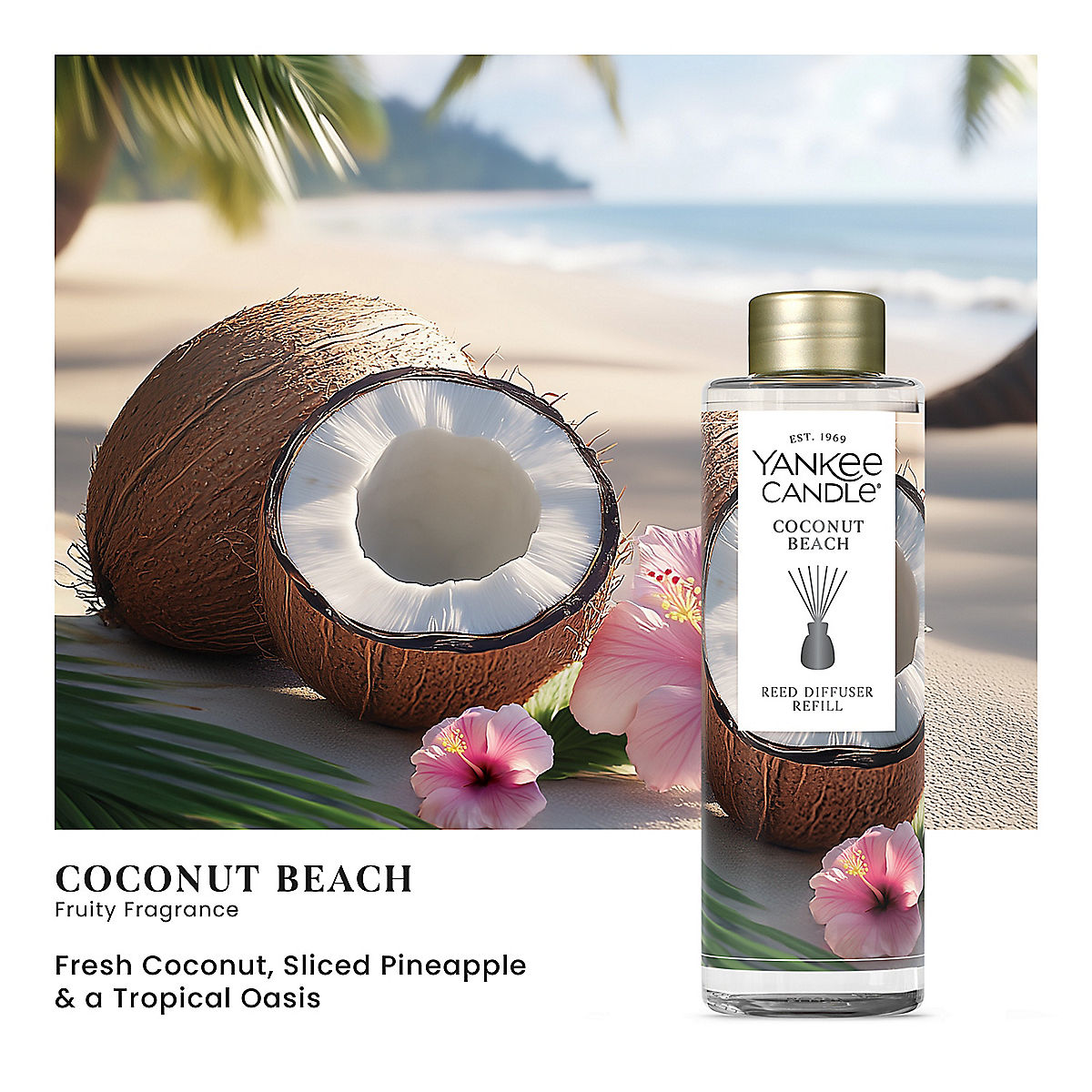 Coconut Beach Reed Diffuser Refill - US 01025