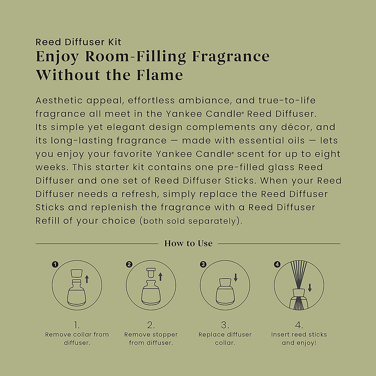 Sage & Citrus Reed Diffuser Kit - US 61950