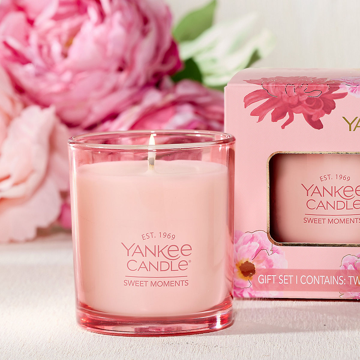 Pink Peony Mother’s Day Candle Gift Set - US 61912