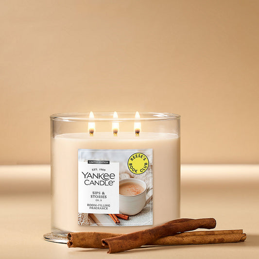 Sips & Stories 3-Wick Candle - US 07565
