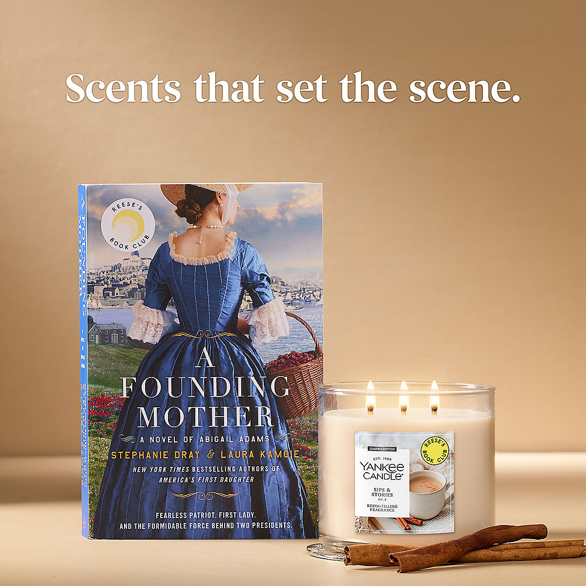 Sips & Stories 3-Wick Candle - US 07565