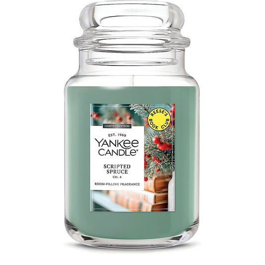 Scripted Spruce Original Large Jar Candle - US 96205
