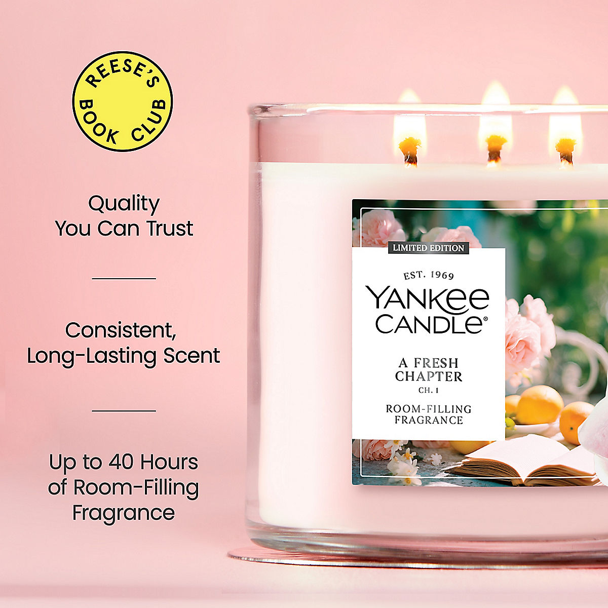 A Fresh Chapter 3-Wick Candle - US 37282
