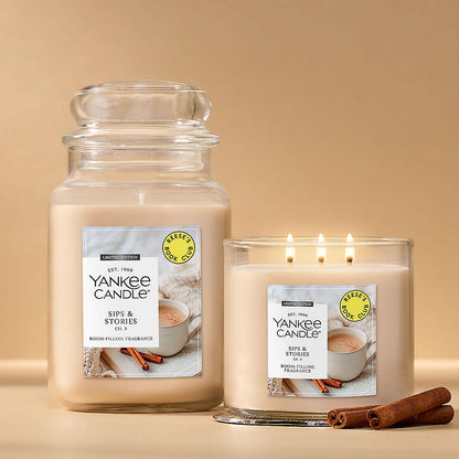 Sips & Stories 3-Wick Candle - US 07565