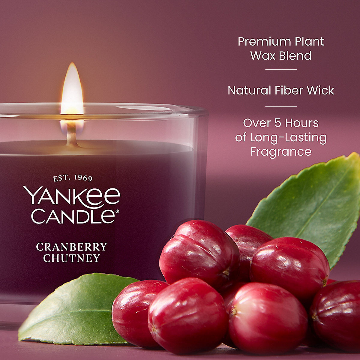 Cranberry Chutney Mini Candle - US 24709