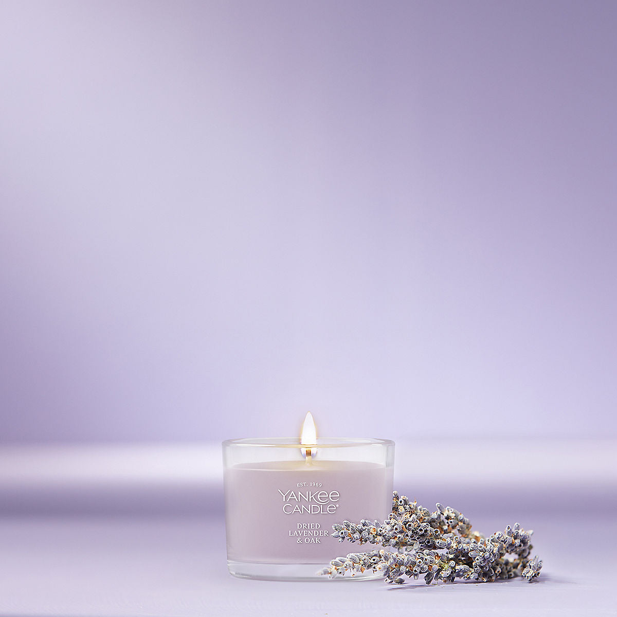 Dried Lavender & Oak Mini Candle - US 30188