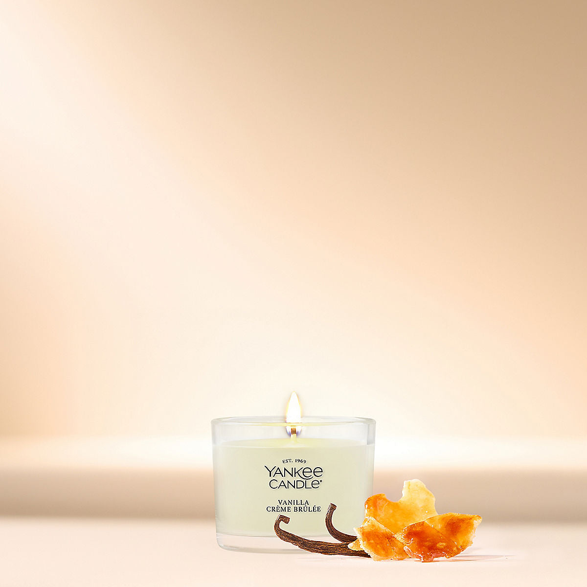 Vanilla Crème Brûlée Mini Candle - US 60049
