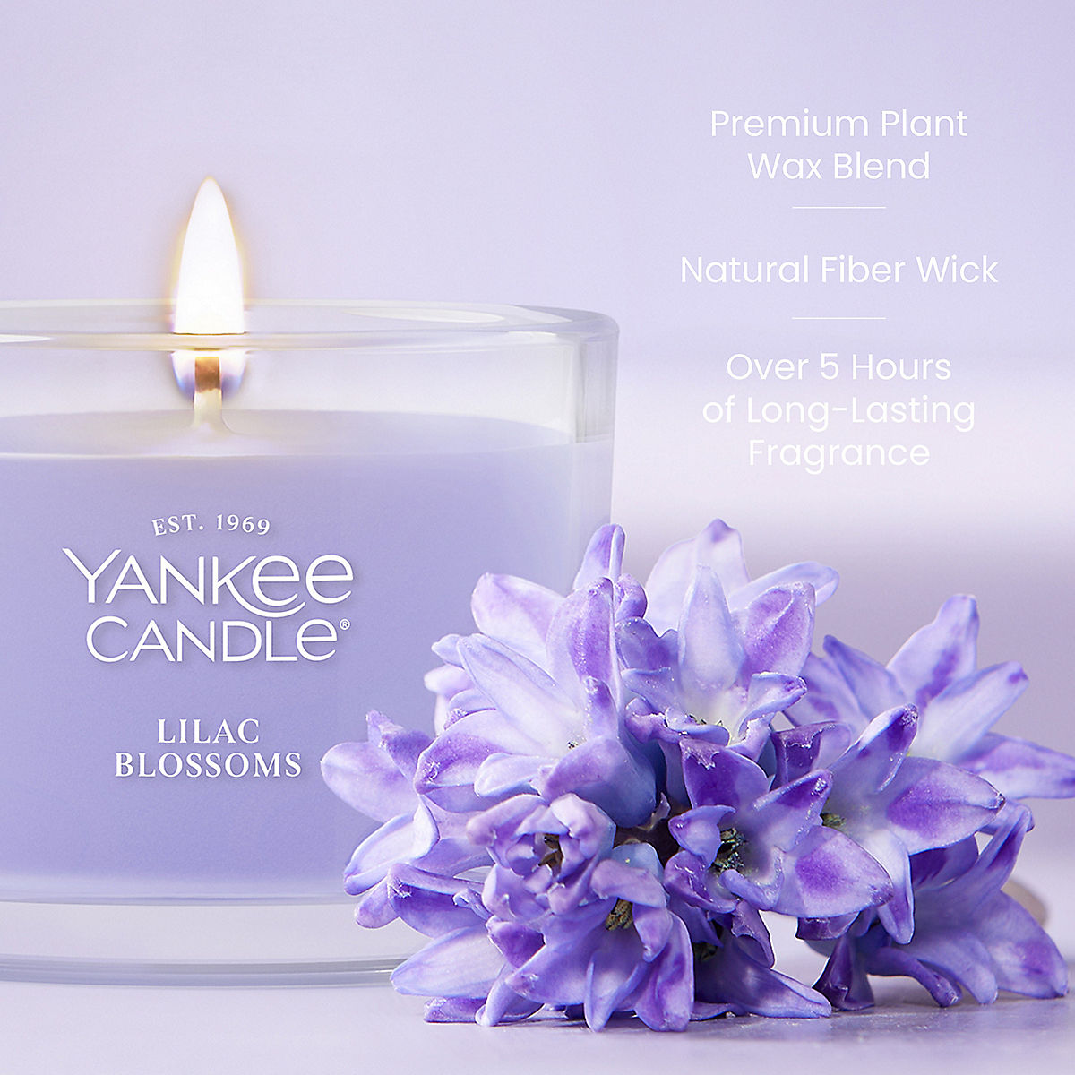Lilac Blossoms Mini Candle - US 07773