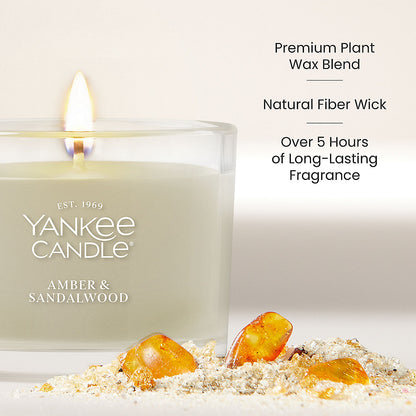 Amber & Sandalwood Mini Candle - US 35989
