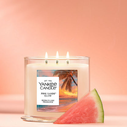Pink Sands™ Glow 3-Wick Candle - US 54630