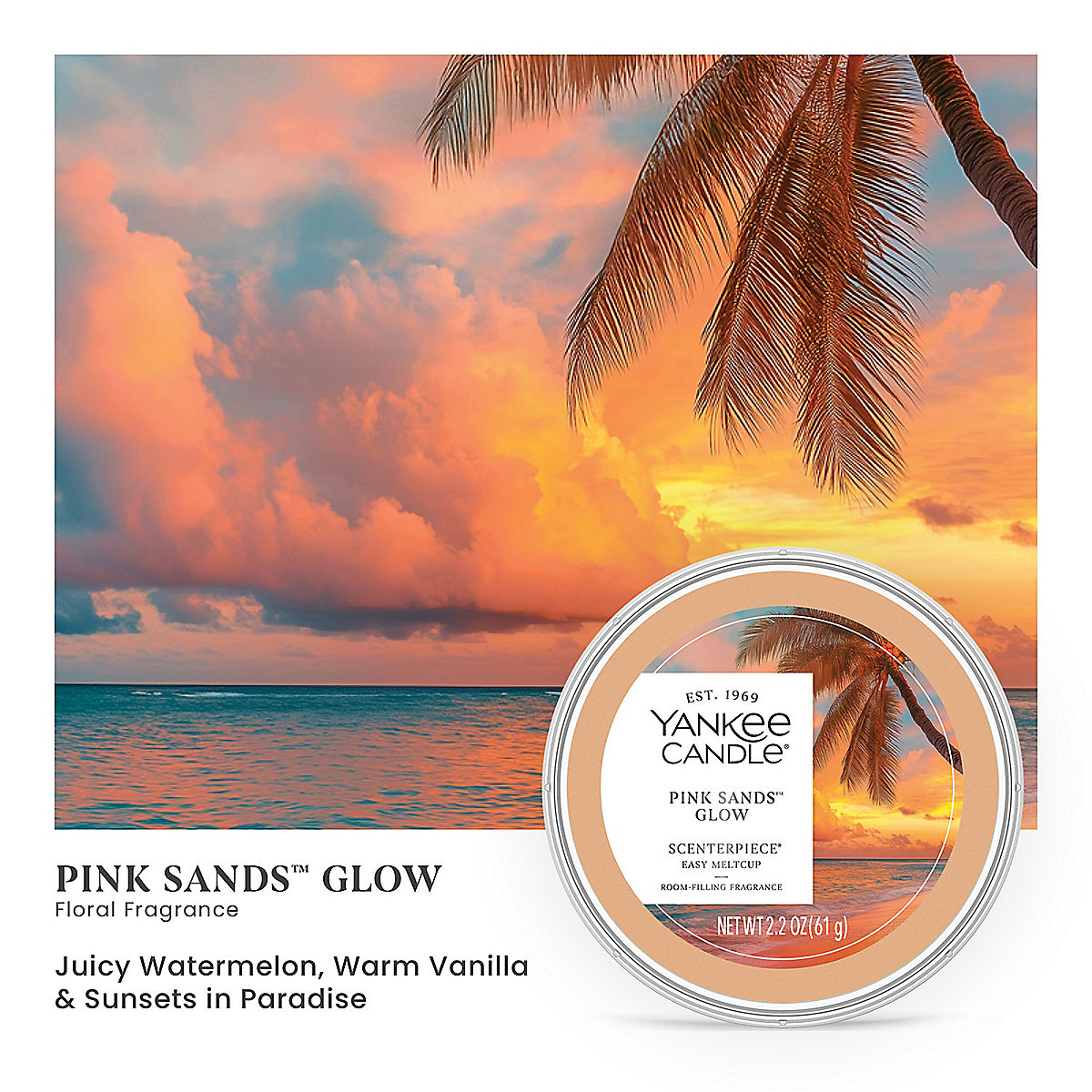 Pink Sands™ Glow Scenterpiece® Easy MeltCup - US 00665