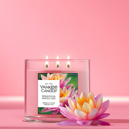 Whimsical Water Lily 3-Wick Candle - US 36865