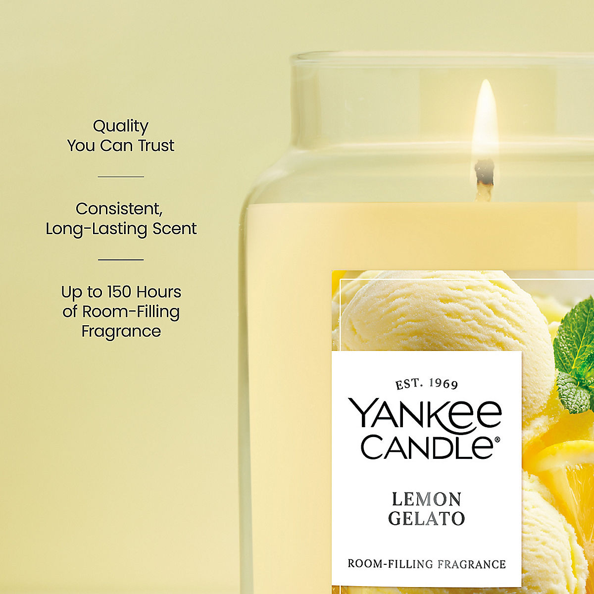 Lemon Gelato Original Large Jar Candle - US 54574
