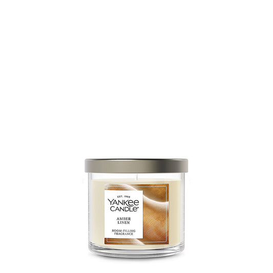 Amber Linen Small Tumbler Candle - US 47648