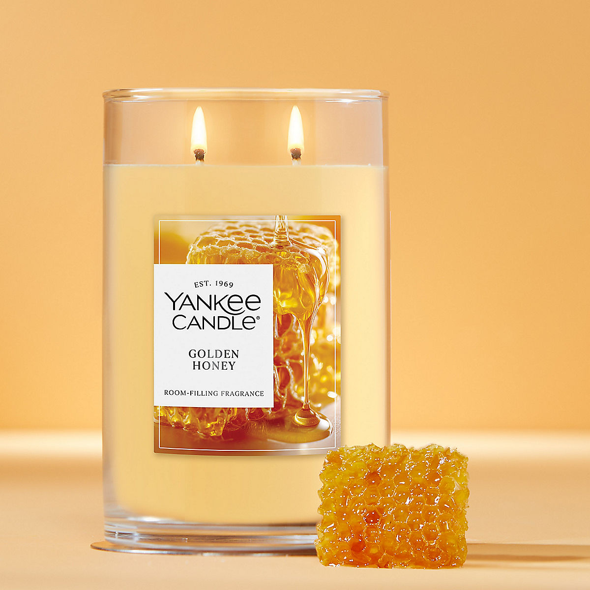 Golden Honey Large Tumbler Candle - US 42775