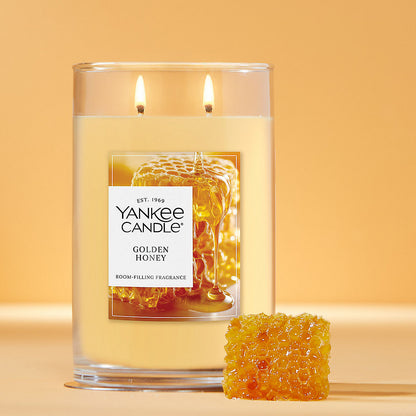 Golden Honey Large Tumbler Candle - US 42775