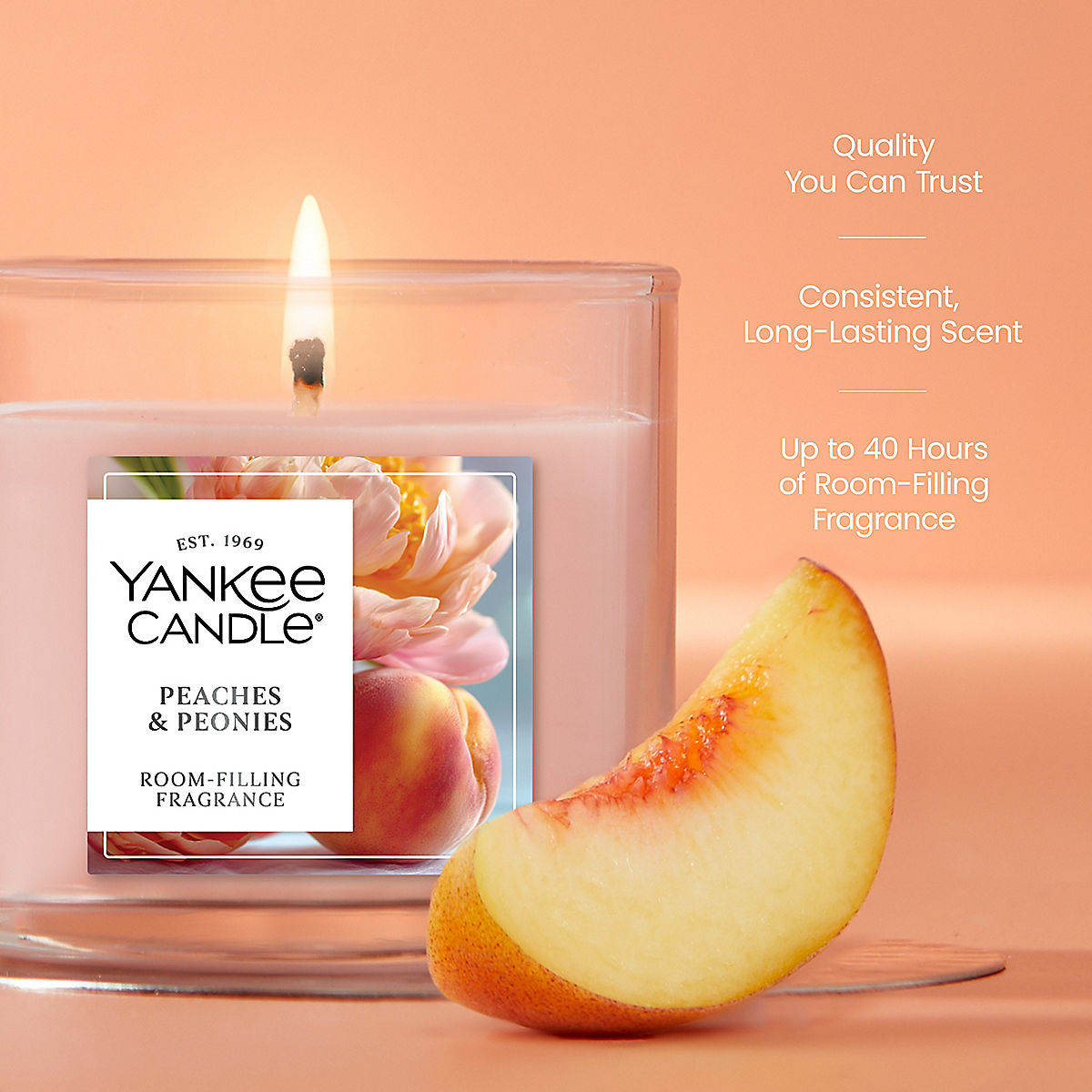 Peaches & Peonies Small Tumbler Candle - US 87779