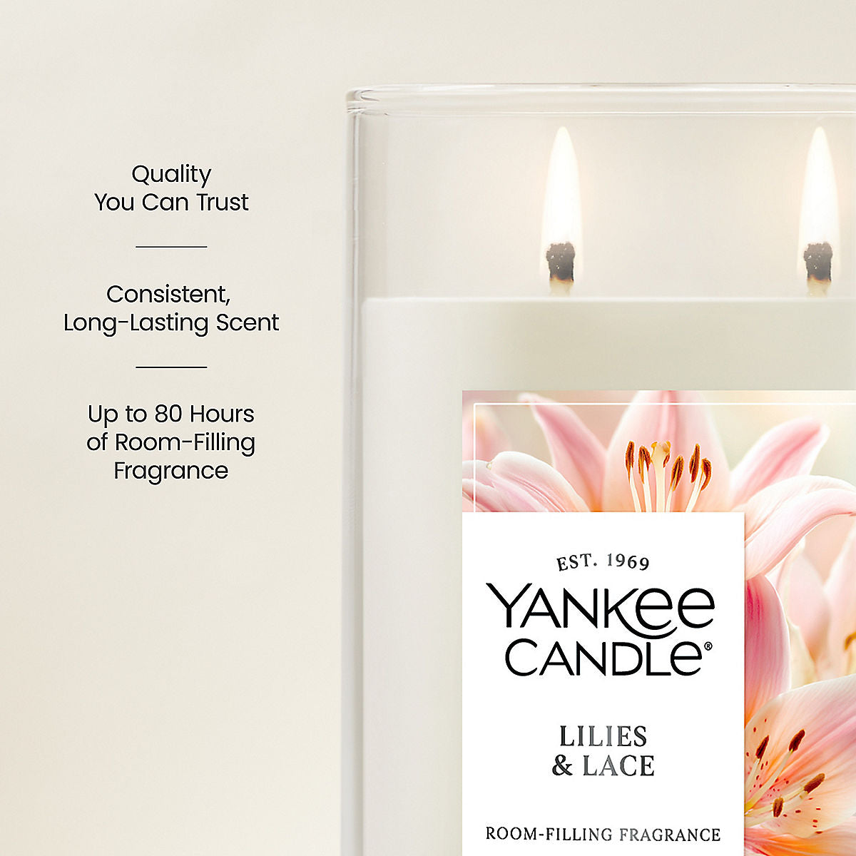 Lilies & Lace Large Tumbler Candle - US 67263