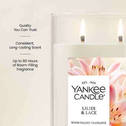 Lilies & Lace Large Tumbler Candle - US 67263