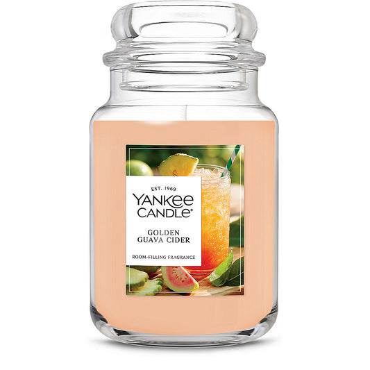 Golden Guava Cider Original Large Jar Candle - US 17576