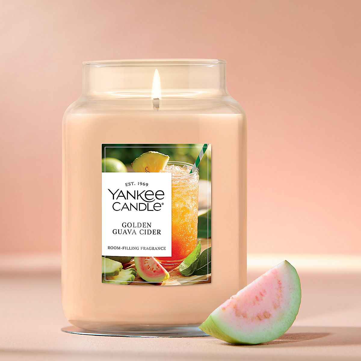Golden Guava Cider Original Large Jar Candle - US 17576