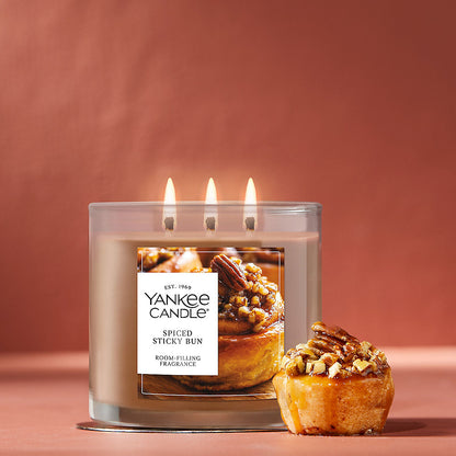 Spiced Sticky Bun 3-Wick Candle - US 05261