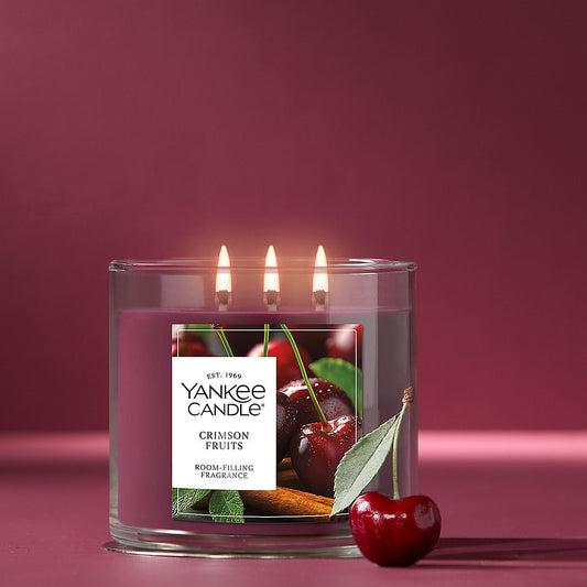Crimson Fruits 3-Wick Candle - US 33182