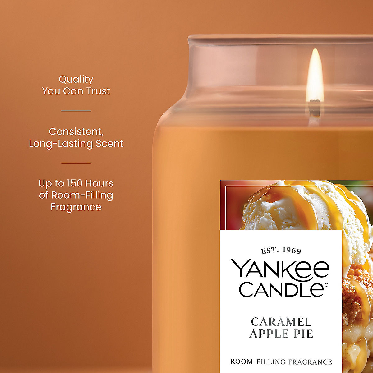 Caramel Apple Pie Original Large Jar Candle - US 03336