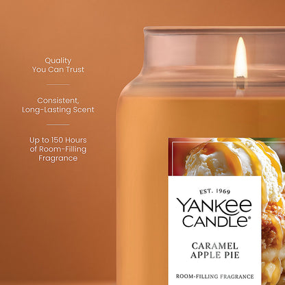 Caramel Apple Pie Original Large Jar Candle - US 03336