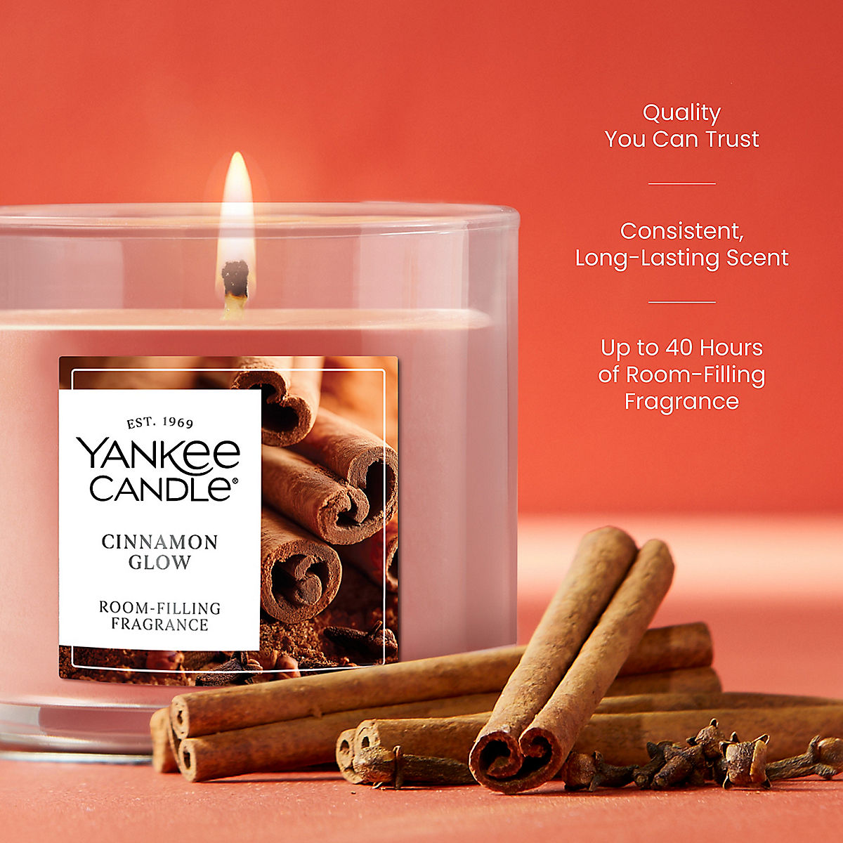 Cinnamon Glow Small Tumbler Candle - US 96567