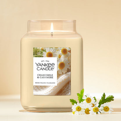 Chamomile & Cashmere Original Large Jar Candle - US 67449