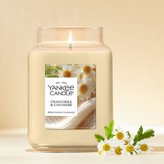 Chamomile & Cashmere Original Large Jar Candle - US 67449