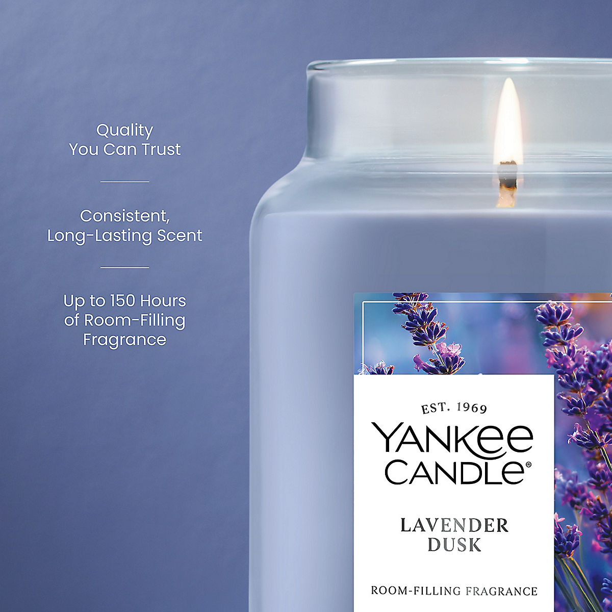 Lavender Dusk Original Large Jar Candle - US 07199