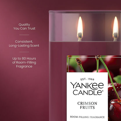 Crimson Fruits Large Tumbler Candle - US 48916
