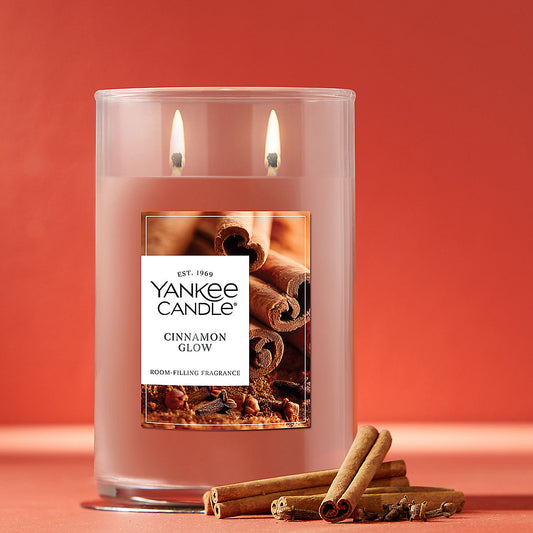 Cinnamon Glow Large Tumbler Candle - US 58423