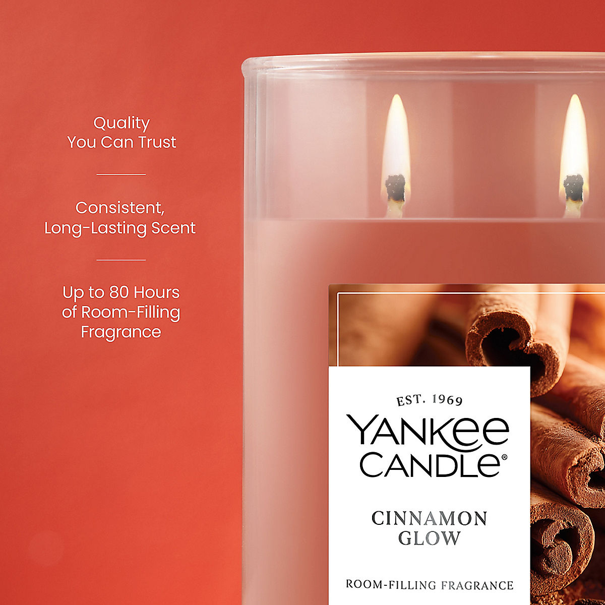 Cinnamon Glow Large Tumbler Candle - US 58423