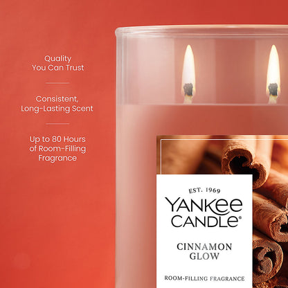 Cinnamon Glow Large Tumbler Candle - US 58423