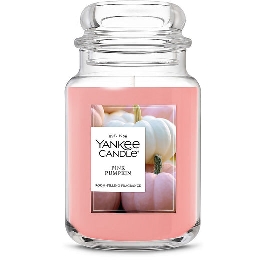 Pink Pumpkin Original Large Jar Candle - US 26427