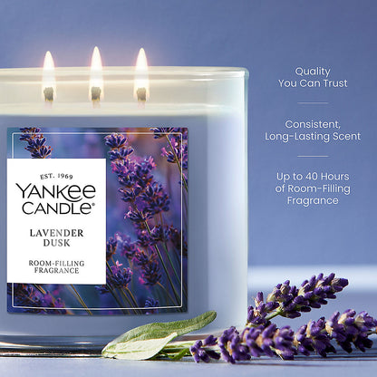 Lavender Dusk 3-Wick Candle - US 14217