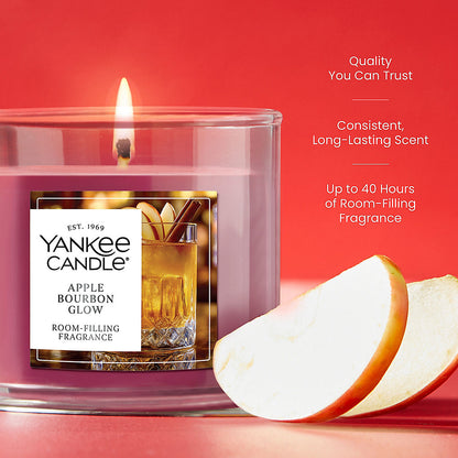Apple Bourbon Glow Small Tumbler Candle - US 16925