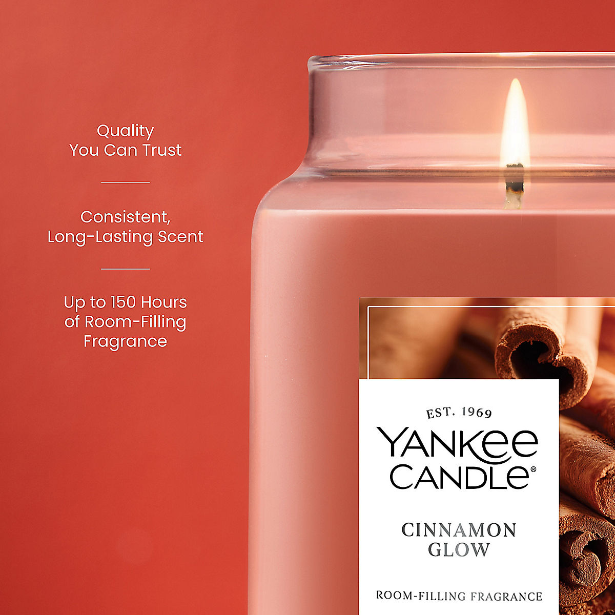 Cinnamon Glow Original Large Jar Candle - US 78675