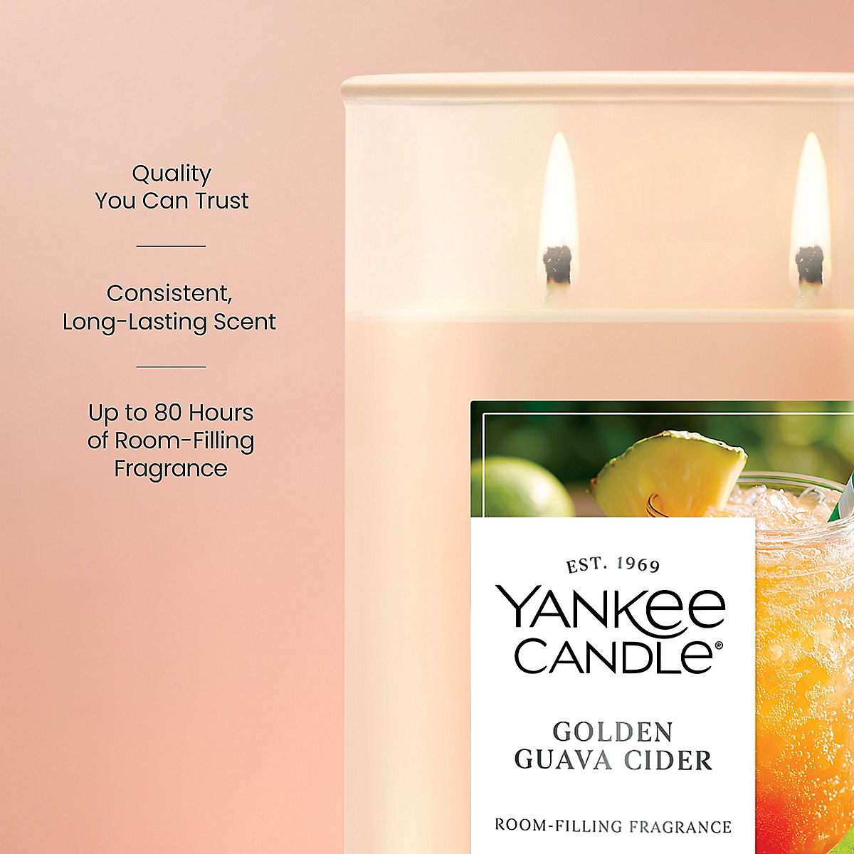 Golden Guava Cider Large Tumbler Candle - US 76208