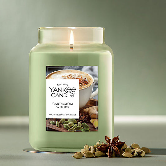 Cardamom Woods Original Large Jar Candle - US 20199