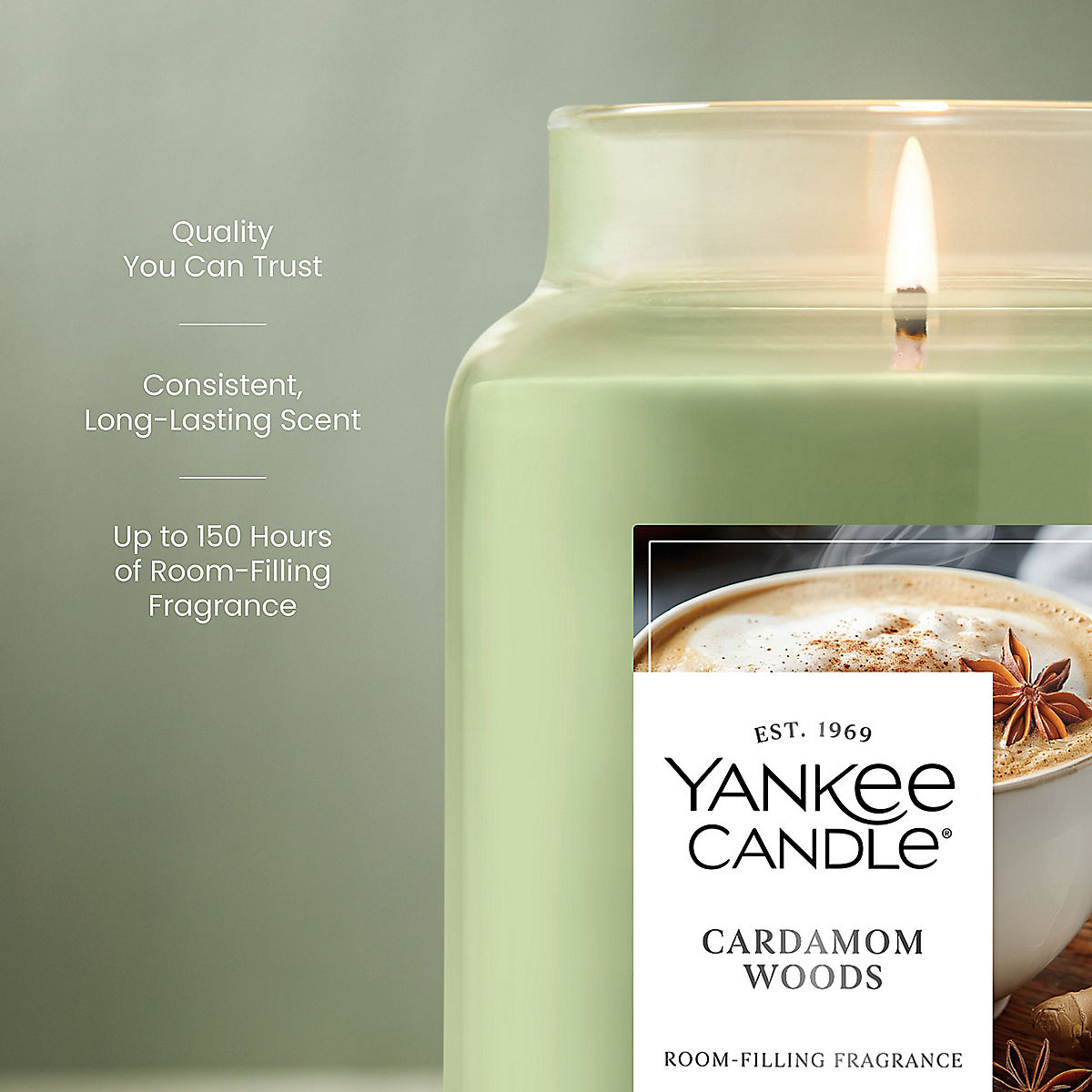 Cardamom Woods Original Large Jar Candle - US 20199