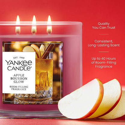 Apple Bourbon Glow 3-Wick Candle - US 51399