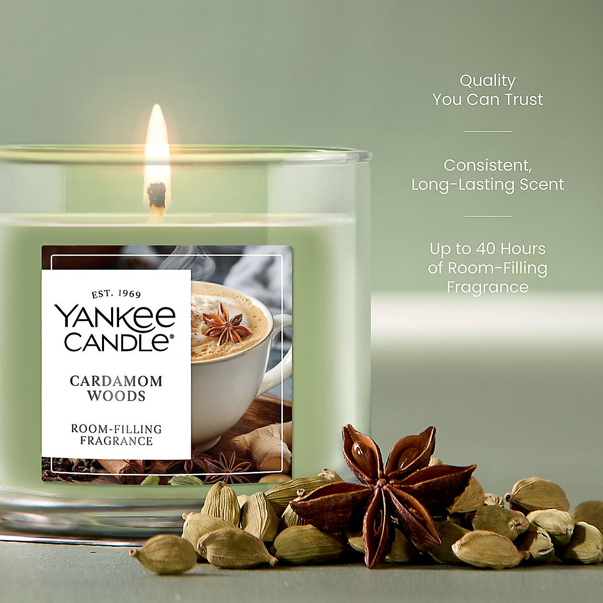 Cardamom Woods Small Tumbler Candle - US 50656
