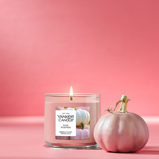 Pink Pumpkin Small Tumbler Candle - US 42210