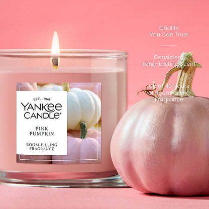 Pink Pumpkin Small Tumbler Candle - US 42210