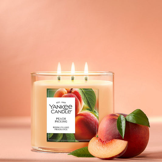 Peach Picking 3-Wick Candle - US 29484